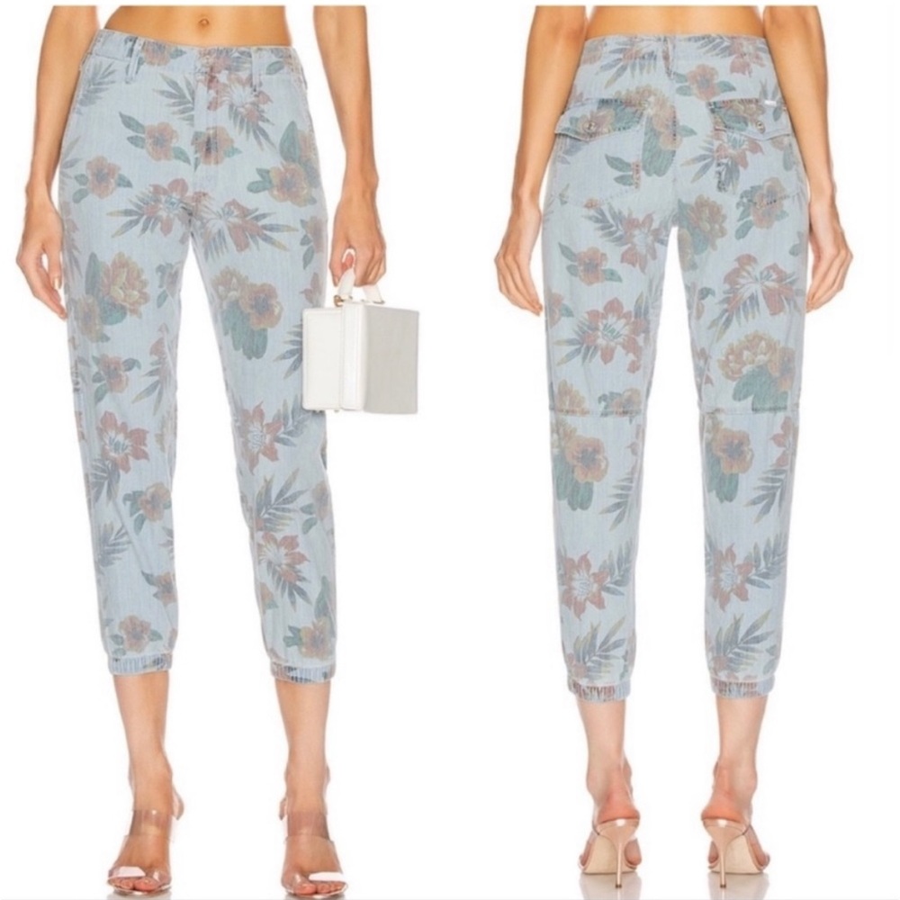 MOTHER floral crop Jean size 29